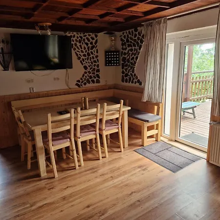In Erzgebirge Mountains With Terrace