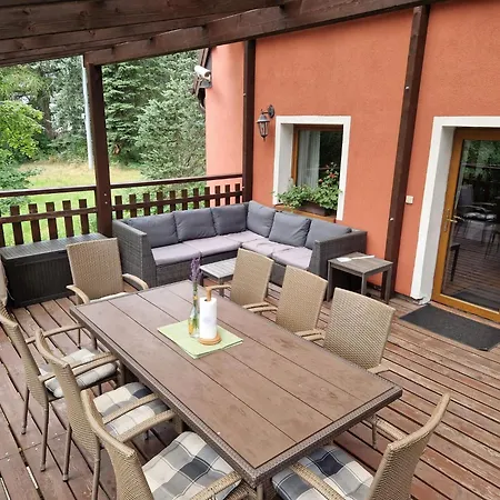 In Erzgebirge Mountains With Terrace Mezihori